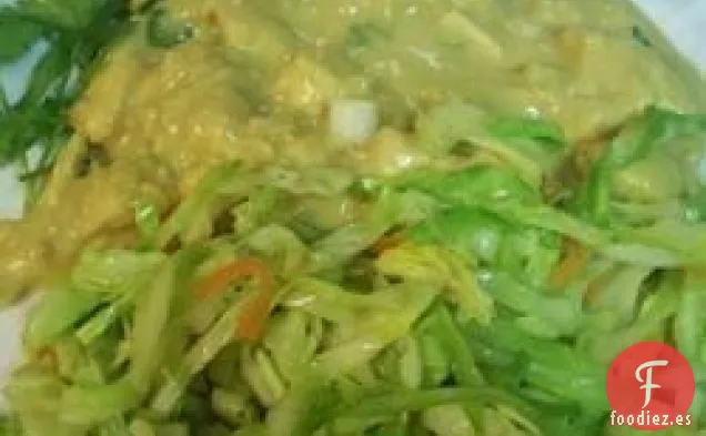 Pollo al Curry Verde Tailandés