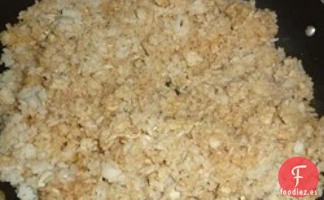 Arroz Frito Teriyaki de Ajo Asado con Pollo