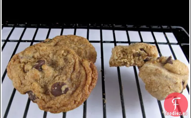 Galletas Veganas Experimentales con Chispas de Chocolate de Trigo Integral