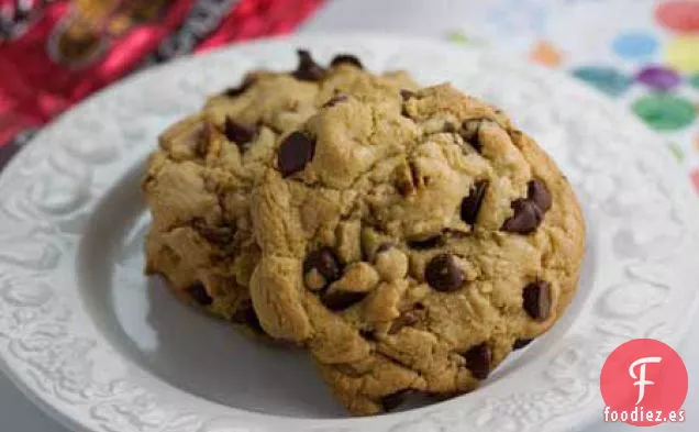 Galletas de Caramelo con Chispas de Chocolate Espesas