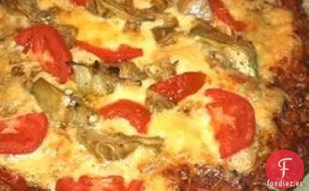 Pizza de Ajo y Alcachofa