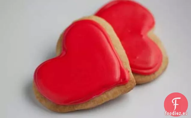 Una Vieja Galleta De Azúcar Cortada