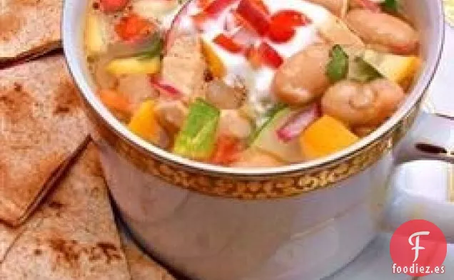 Frijoles Blancos Y Pimientos