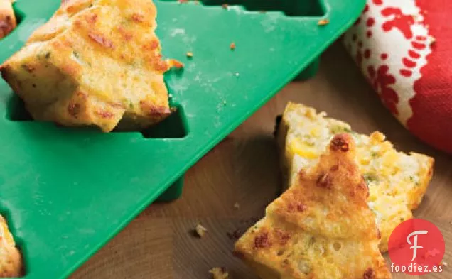 Árboles de Muffins de Pan de Maíz