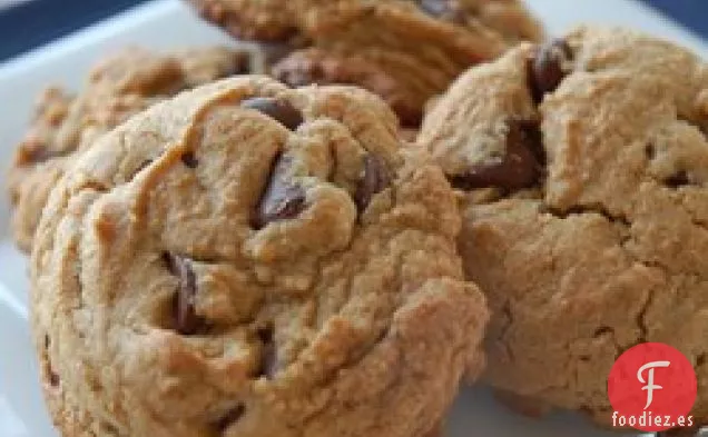Galletas con Chispas de Chocolate y Mantequilla de Maní Masticables