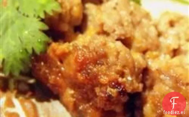 Pastel de Carne de Manzana y Avena con Queso