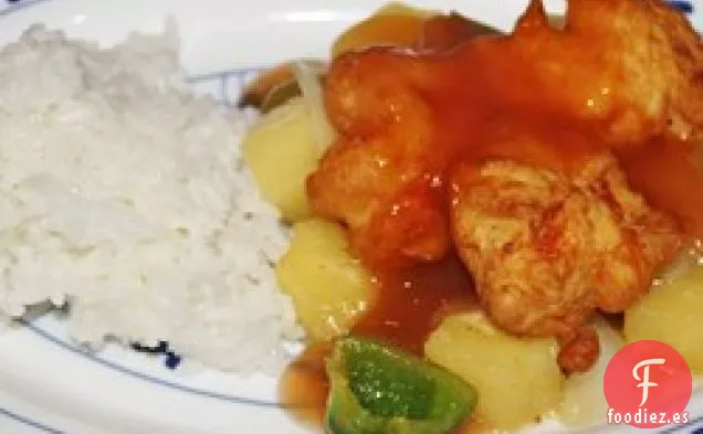 Pollo Agridulce Salteado