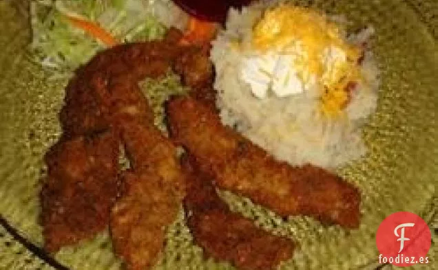 Filete de Pollo Frito Al Estilo Cubano