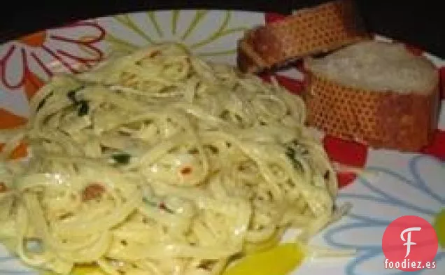 Linguini Cremoso para Dos