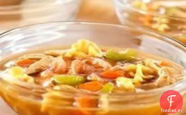 Sopa de Pollo Asado Swanson® con Cebolla Caramelizada
