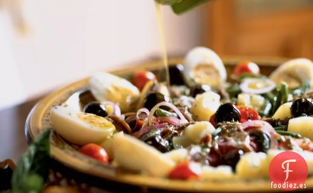 Ensalada de Judías Verdes Jóvenes, Anchoas y Patatas