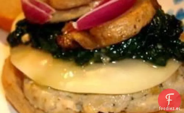 Hamburguesas de Pavo con Ajo y Rancho