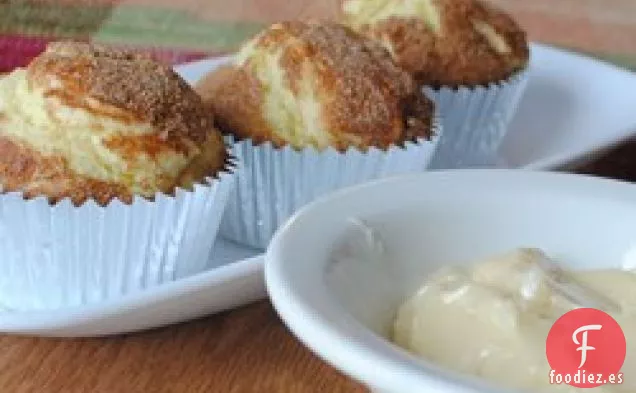 Magdalenas de Jugo de Naranja con Crema de Miel