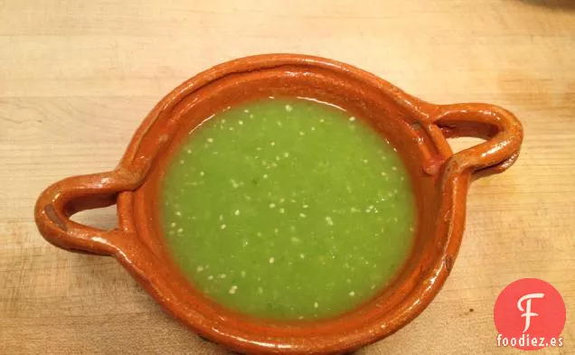 Receta de Salsa Verde Cruda