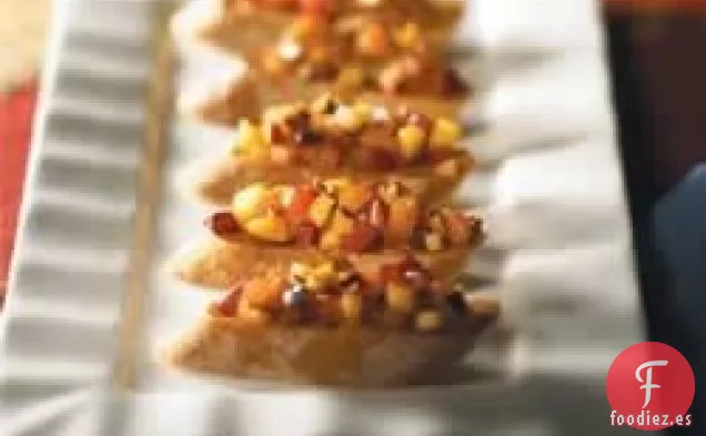 Bruschetta de Fruta Dulce de Verano