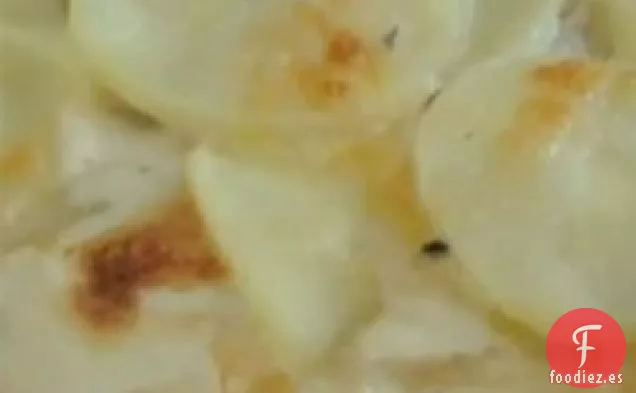 Gratinado de Patata Trufada del Chef John