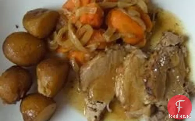 Asado de Cerdo Picante de Olla Lenta