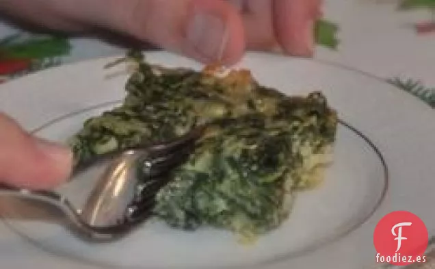 Cuadrados de Queso de Espinacas