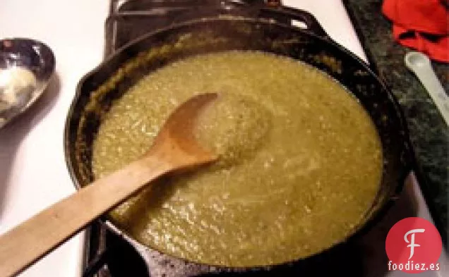 Cena de Esta Noche: Enchiladas Verdes Apiladas