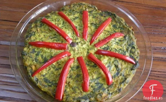 Quiche de Espinacas y Champiñones