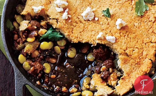 Pastel de Tamales de Chile Verde