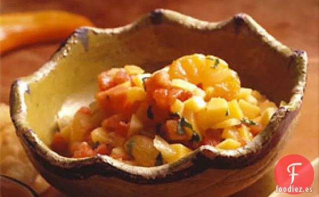 Salsa de Mango y Papaya