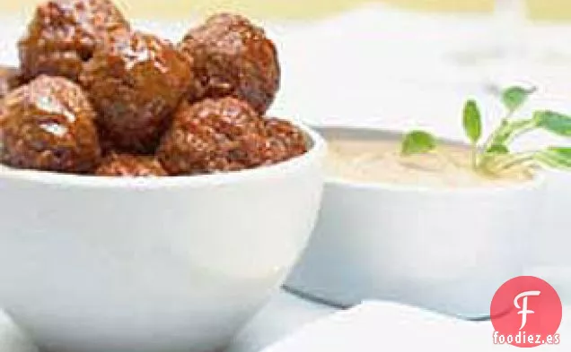 Albóndigas Picantes con Salsa Cremosa