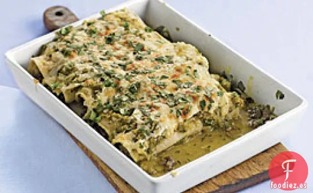 Enchiladas Rápidas De Carne De Res Con Salsa Verde