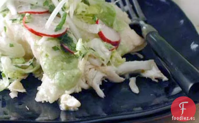 Enchiladas Verdes con Cangrejo
