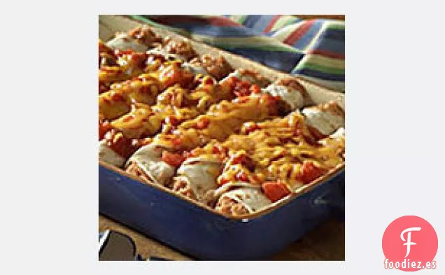 Enchiladas de Frijoles con Queso