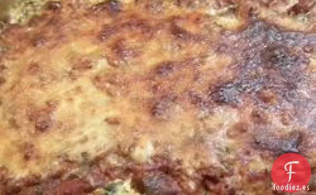 Horneado de Espinacas, Salchichas y Queso