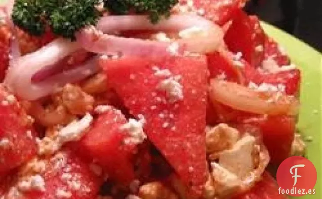 Ensalada de Sandía de Verano Impresionante