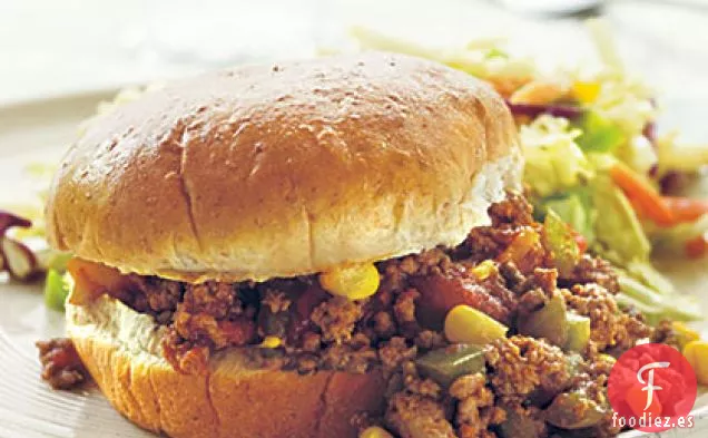 Sándwiches de Carne de Res en Sartén Descuidados