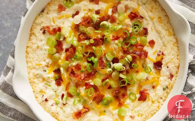 Salsa de Tocino con Queso Caliente