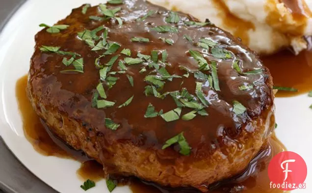 Carne de Salisbury con Puré de Patatas