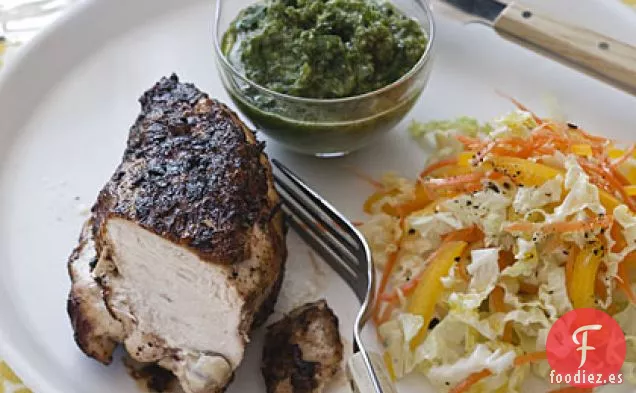 Pollo con Cola Chimichurri