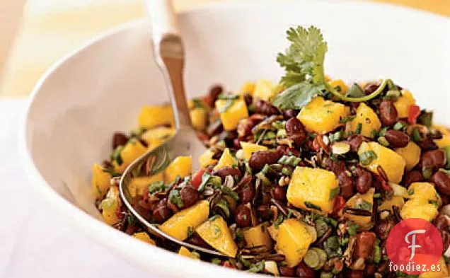Ensalada de Mango y Frijoles Negros