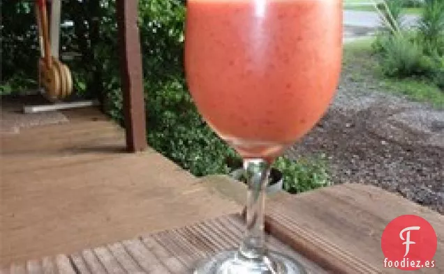 Batido de Col, Melocotón y Zanahoria