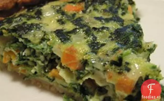 Quiche de Espinacas y Zanahorias