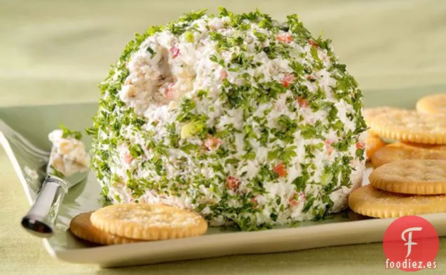 Bola de Queso Feta Navideño