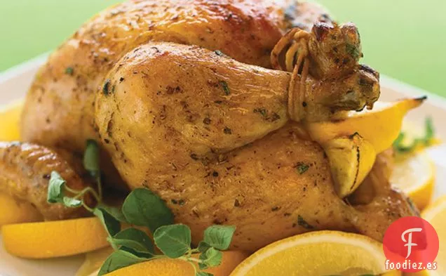Pollo Asado Al Limón Al Estilo Griego