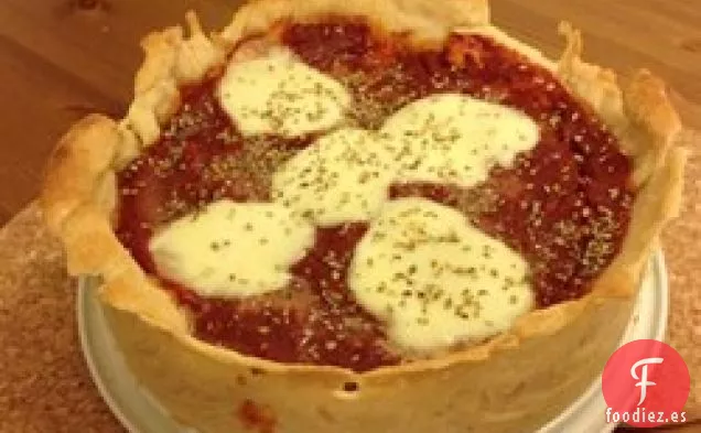 La Verdadera Masa de Pizza de Chicago Deep Dish