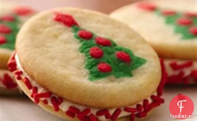 Galletas para Sándwiches de Árbol de Navidad