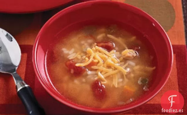 Sopa de Pollo y Arroz del Sudoeste