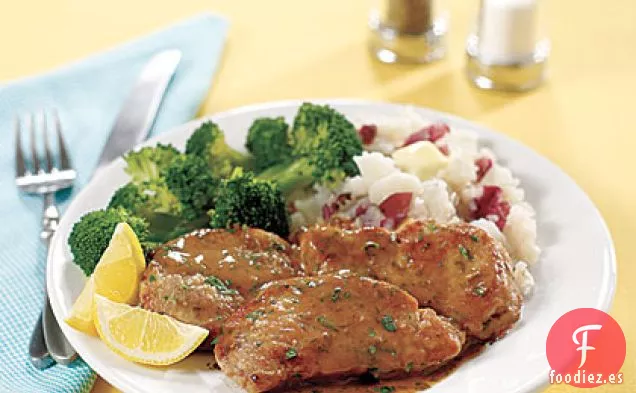 Medallones de Cerdo con Salsa de Limón