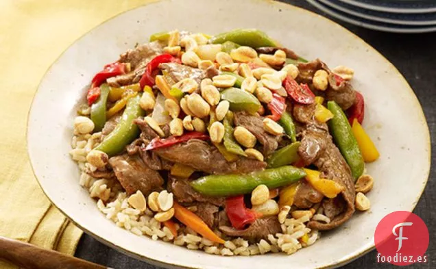 Salteado de Carne y Verduras