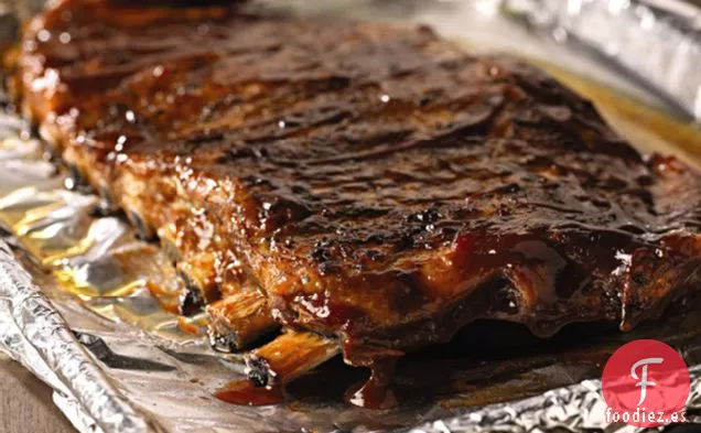 Costillas para barbacoa de Mezquite dulce