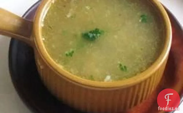 Sopa de Maíz y Pollo