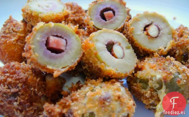 Cocinar el Libro: Aceitunas Rellenas Fritas