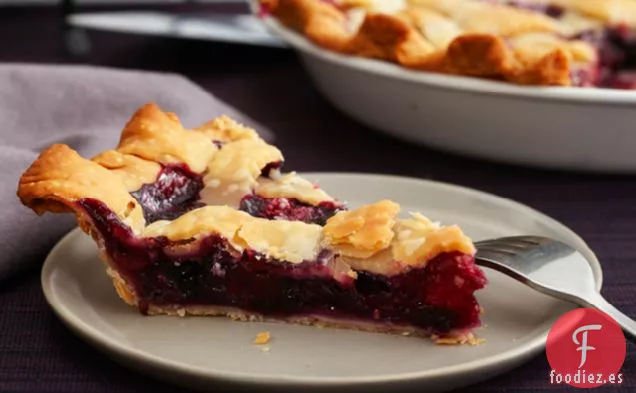 Tarta de Arándanos, Frambuesas y zarzamoras
